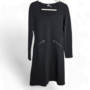 Athleta Women's Celebration Ponte Knit Long Sleeve Dress Size S